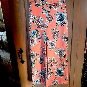 Silk, wide leg, pants